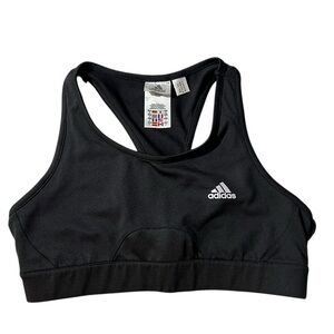 Adidas Medium Support Women's Black Sports Bra, Size L